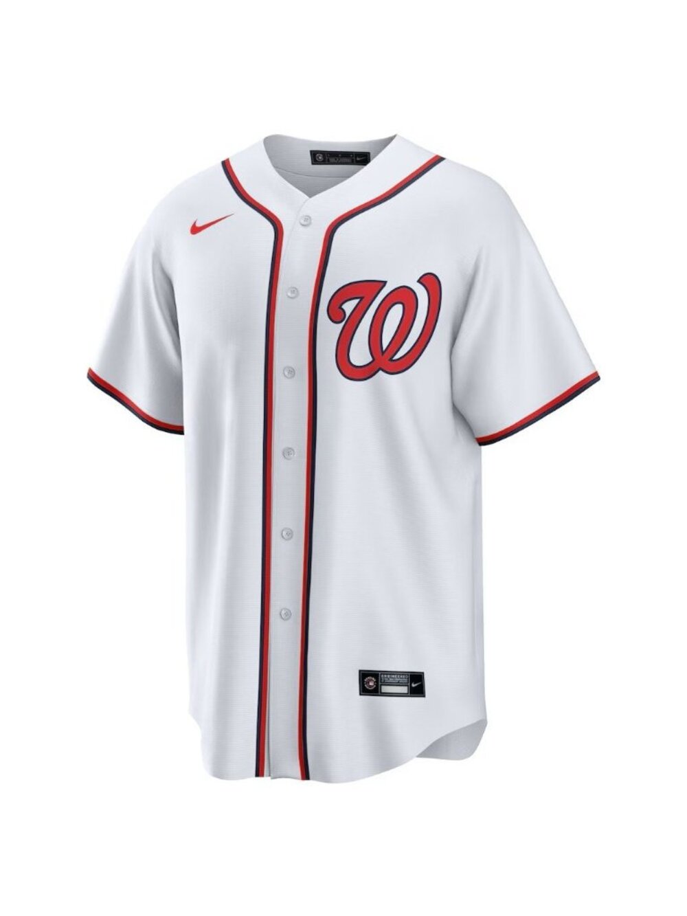 Nike Washington Nationals XL White Juan Soto #22 MLB Button-Up Baseball Jersey